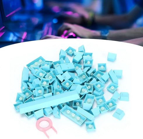 PBT Keycaps, 108 Keys P9 Mechanical Keyboard Key Caps Backlit Key Caps Character Translucent Key Caps DIY Keycaps,for 61/64/87/104/108 Key Mechani...