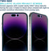 Tech Armor 1 Pack Privacy Ballistic Glass Screen Protector Compatible for Apple NEW iPhone 14 Pro Max 5G 6.7 Inch Tempered Glass 2022...