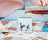 Disney Mickey and Minnie Mouse Watercolor Sunset Asian-Style Ceramic Tea Cup | Traditional Japanese-Inspired Mug Without Handle | Holds 9 Ounces...