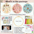 KLOSN 3 Sets Embroidery Kit for Beginners Adults with Stamped Flower Patterns, Needlepoint Kits for Adults, Cross Stitch Kits for Beginner kids in...