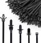 Xislet 160Pcs Universal Push Mount Cable Zip Tie Compatible with Cars Boat Trailer Polaris UTV Side By Side Jeep Wrangler Nylon Self Locking Cable...