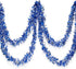 Anderson's Blue & Silver Metallic Tinsel Twist for Trailer Or Golf Cart, 4 inches Wide x 25 ft Long, Christmas, Birthday, Patriotic, Graduation an...