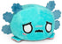 TeeTurtle - The Original Reversible Axolotl Plushie - Pink + Blue - Cute Sensory Fidget Stuffed Animals That Show Your Mood...