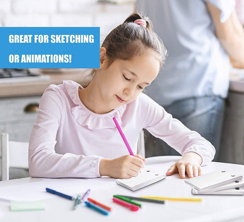 Blank Flip Book - 240 Sheet Animation Paper with Holes - 480 Pages : For Drawing, Comic Book Sketches...