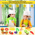 33pcs Cutting Pretend Play Food Toys for Kids Kitchen Set Playset Accessories BPA Free Peel & Cut Toy Food Fruits and Vegetables Toys, Christmas B...