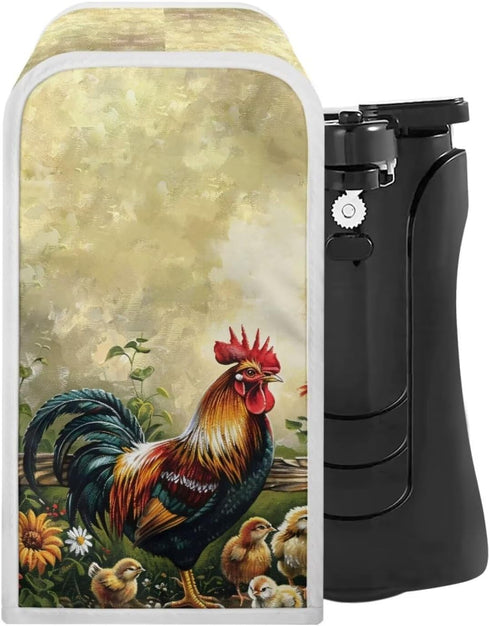 Rooster Can Opener Cover Can Protector Reuseable Kitchen Appliance Dust Cover Keep Your Kitchen Clean for Home Kitchen Decoration Farmhouse Style ...