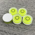 5Pcs Small Circular Bubble Levels with Double Sided Adhesive Bottom Mini Little Stick-on Bubble Spirit Level Measuring Layout Tools Levels (15x6mm...