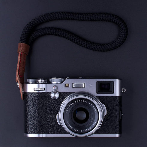 Black Camera Hand Wrist Strap Compatible with Fujifilm X-T30 X-T4 X-T3 X-T20 X-T2 X70 X-Pro2 X-E3 X30 XQ2 X100F A6100 A6600 A6400 A6000 A6300 A650...