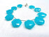 1 Strand Aqua Chalcedony 10 Pcs Beads Size 14X14Mm Hexagon Shape Cut Faceted Beads For Jewellery Making, Beading & Craft Supplies Kcrafts-Rk_K54...