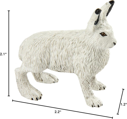 Safari Ltd. Arctic Hare Figurine - Detailed 2.5" Plastic Model Figure - Fun Educational Play Toy for Boys, Girls & Kids Ages 3+...