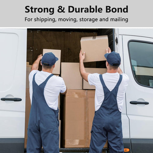 1.88 in x 66.6 YDs Clear Heavy Duty Packing Tape with Dispenser, Strong & Durable Shipping Tape, Packaging Tape, Packing Tape Dispenser Gun for Pa...