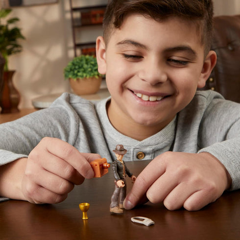 Indiana Jones Worlds of Adventure with Horse Action Figure Set, 2.5-inch, Action Figures for Kids Ages 4 and Up...