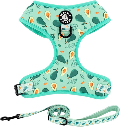 No Pull Dog Cat Harness and Leash Set, Puppia Soft Mesh Padded and Adjustable Puppy Vest Cute Pink Dog Clothes Escape Proof Easy Walk Dog Accessor...