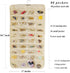 GAMERIEND Hanging Jewelry Organizer, Double Sided 80 Pocket Chain Storage Bag - Modern Beige...