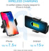 X5 Motorized Qi Car Mount - 15W/7.5W Wireless Charging, Auto Sensing Clamping, Windshield & Air Vent | iPhone, Android & Galaxy Smartphones (No Ca...