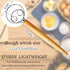 2-Pack Danish Dough Whisk, Dough Whisk/Bread Whisk Sourdough Bread Baking Supplies for Cake Bread Pizza Pastry Biscuits, Wooden Hand Stainless Ste...