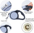 Extractable Leash, Leash, one-Handed Brake, Pause, Lock, 16-Foot Leash, and Strong Nylon Tape for Small and Medium Sized Dogs Weighing up to 110 p...