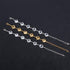 PH PandaHall 10pcs Adjustable Bracelet Chain, 12mm Bracelet Bezel Settings for Jewelry Making with 6 Tray Blank, 60pcs 12mm Clear Glass Cabochons ...