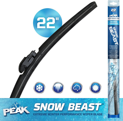 PEAK Snow Beast Winter Windshield Wiper Blade, 22-inch...