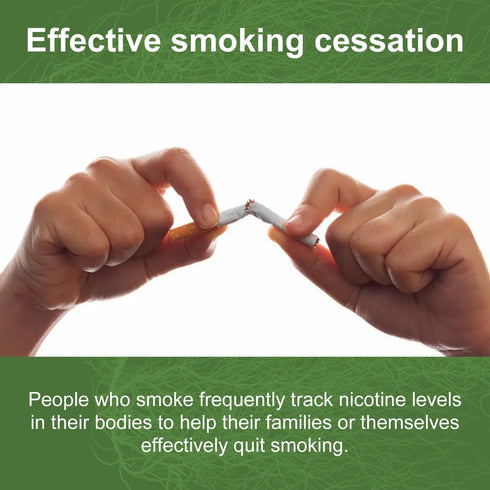 Nicotine Test Kit at Home?Accurate Results in 5 Minutes, 12 Individually Wrapped Pouches...