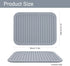 Silicone Trivets for Hot pots and Pans, Trivets for Hot Dishes,Mats for Countertop,Mat Pads Heat Resistant Table Placemats 2 Pack,Size:9x12 Inch, ...