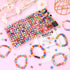 1060pcs Polymer Clay Beads Charms Kits 28 Styles Cute Fun Clay Beads Charms Flower Butterfly Heart Letter Pony Beads Charms for Women Girls Jewelr...