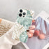Green Gold Leaves Phone Case Compatible with iPhone 13 Pro Max,Tropical Monstera Leaves Plants Case for iPhone 13 Pro Max, Unique Trendy Design TP...