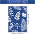 Sun Print Paper Kit Cyanotype Paper, 24 Sheets Cyanotype Papers with 1 Sheet Acrylic Panel, High Sensitive Nature Sun/Solar Activated Sun Printing...