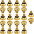 Brass Misting Nozzles for Garden Cooling System 0.016" (0.4 mm) 10/24 UNC (22 PCS) (0.016'')...