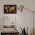 FINGERINSPIRE World Map Stencil Template 11.7x8.3 inch Plastic Map Painting Stencil World Map Outline Pattern Stencils Reusable DIY Home Decor Ste...