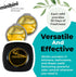 Flint MiniBini Odor Eliminating Device, 30 Day Kitchen, Bathroom, and Garbage Can Deodorizer with Fresh Lemon Scent...