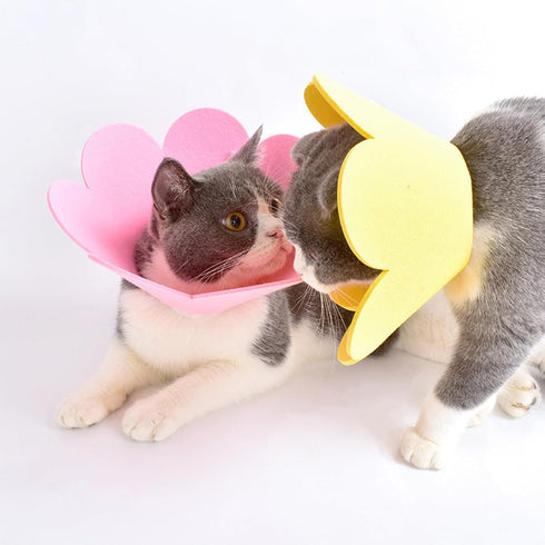 Elizabethan Dog Neck Collar Sunflower Shape Pet Protective Recovery Collar Comfy Soft Dog Cone for Dogs Cats After Surgery Pet Recovery Collar Con...