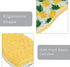 Smart Design Non-Scratch Cellulose Smart Scrub Sponge - Set of 3 - Ultra Absorbent - Ergonomic Shape - Cleaning, Dishes, & Hard Stains - Fruit Pat...