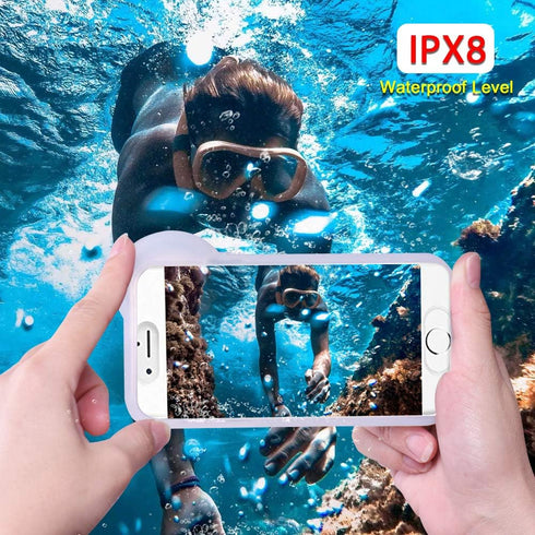 Underwater Photography Waterproof Phone Case Pouch Compatible iPhone XSMAX Enhanced Underwater Cell Phone Dry Bag Camera O Lens Protector with Arm...