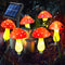 New Upgraded Waterproof Solar Mushroom Lights Outdoor Decor, 8 Modes for Garden Pathway Landscape Yard Easter Pathway Halloween Xmas Decorations, ...