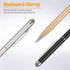 Outus 12 Pieces Stylus Pens for Touch Screens, Retractable Fiber Tip 2 in 1 Capacitive Stylus Ballpoint Pen Compatible with iPad iPhone Tablets Sa...