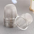 Luxshiny 8Pcs Teapot Tea Strainer Insert Stainless Steel Tea Filter Metal Mesh Infuser Loose Tea Leaves Strainer Replacement for Tea Pot Tea Kettl...