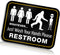 Bigtime Signs Funny Bathroom Sign | 11.5" x 8.75" Rigid PVC | All Gender Bigfoot & Alien Wash Your Hands Please - Bathroom Decor & Signs...
