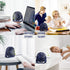 FARADAY USB Desk Fans 5 Inches Portable Table Fans 360° Head Rotation Small Personal Desktop Fan for Home Office, 3 Speeds, Navy Blue...