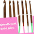 KnitPal 16-inch (40cm) Circular Crochet Hooks Double Ended Tunisian Crochet Hooks Set with Cable for Afghan Crocheting in The Round - 6 US Sizes: ...