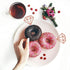 50 Pack Rose Gold Glitter Diamond Donut Ring Cupcake Topper Picks for Engagement Bridal Shower Party Cake Decorations...