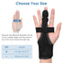 Full Trigger Finger Splint - Hand and Wrist Brace Support for Sprains, Pain Relief, Arthritis, Tendonitis, Fractured Finger - Adjustable Locking S...