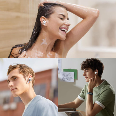 Ear Hooks Compatible with AirPods & All in-Ear Headphones with Stems - Secure & Comfortable Prevent Falls, Uncomfortable Fits - Easy to Install (E...