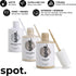 Touch Up-Paint, Matte Finish, for Cabinets, Walls, Windows, Doors, and Furniture, 3 Color Kit Matches 90% of Surfaces, Beige + White 3 Pack...