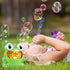 Automatic Bubble Machine with 5pcs Bubble Concentrate, Bubble Blower Toys for Kids,Frog Bubble Blower Machine Make Over 500 Bubbles per Minute for...