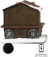 MOMENTS IN TIME 4.13”H Coffee Shack Street Shop - LED Lights, Battery Operated Christmas Village - Hand-Painted Polyresin...