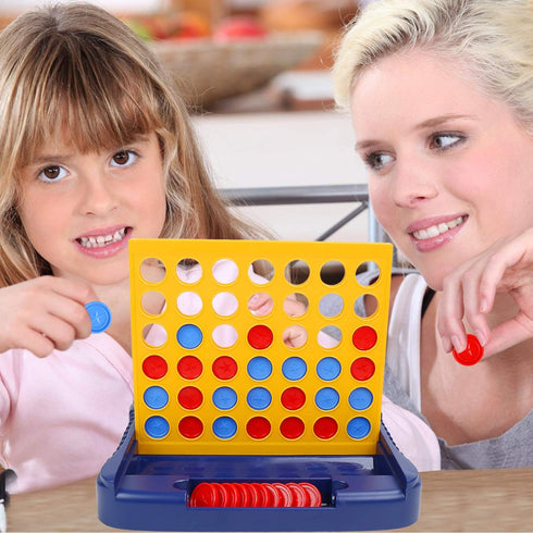 4 in a Row, Board Games, Four in a Row Game, Travel Size Line Up 4, Classic Family Toy for Kids and Family for Fun (9 Inch)...