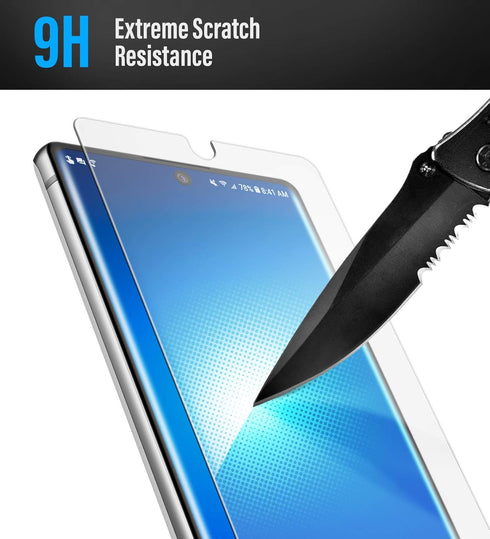 magglass Galaxy Note 20 Tempered Glass Screen Protector w/Fingerprint Display Compatibility - Bubble-Free Display Guard & Lens Protector for Samsu...