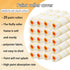 20 Pieces Paint Roller Cover, 6 inch Microfiber Roller Covers, Washable Covers for Roller Frame, House Painting Supplies, Naps for Paint Roller Br...