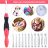 11 Sizes Lighted Crochet Hooks Set Rechargeable Crochet Hook Light Up Hooks with Case, Interchangeable Heads 2.5 mm to 8 mm for DIY Craft Supplies...